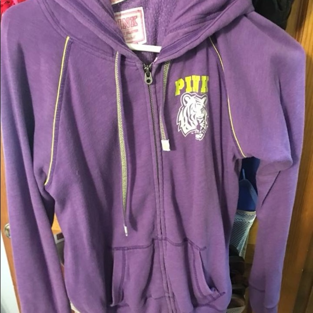 LSU hoodie Zip-Up